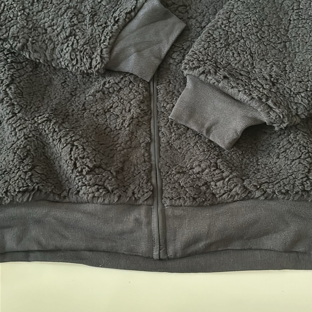 VICTORIA'S SECRET Cozy Fleece Full-Zip Mock Neck Jacket Size L - Picture 7 of 12